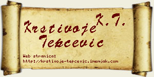 Krstivoje Tepčević vizit kartica